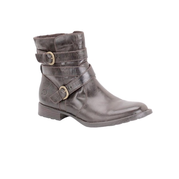 Born McMillan Mushroom Brown Leather Boots‎ size 6 - Picture 1 of 10